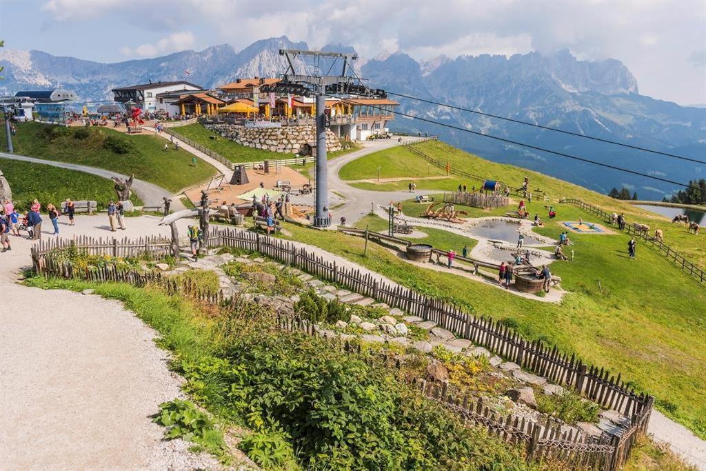 Ferienwohnungen Salvenmoser Johanna Scheffau am Wilden Kaiser Exterior foto